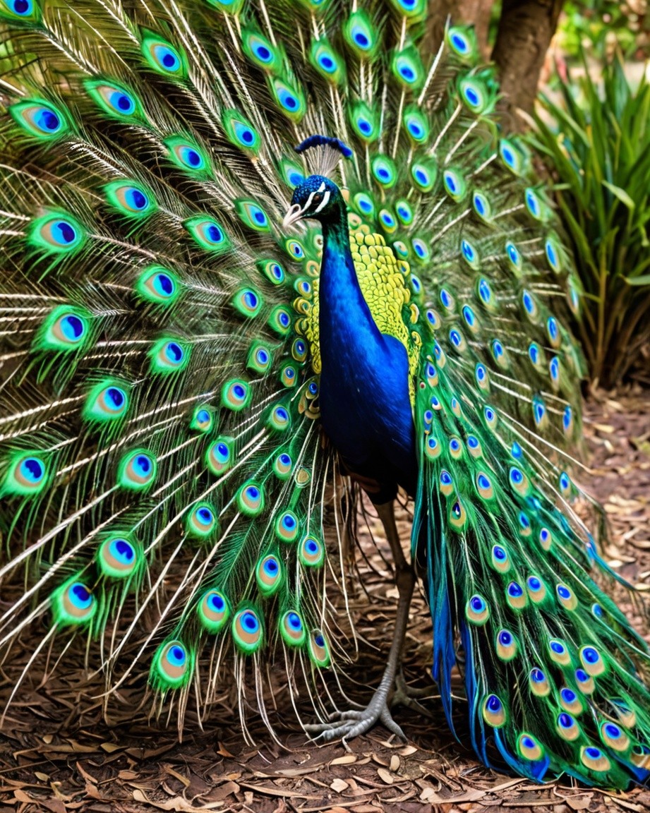 Peacock Feather Art Piece