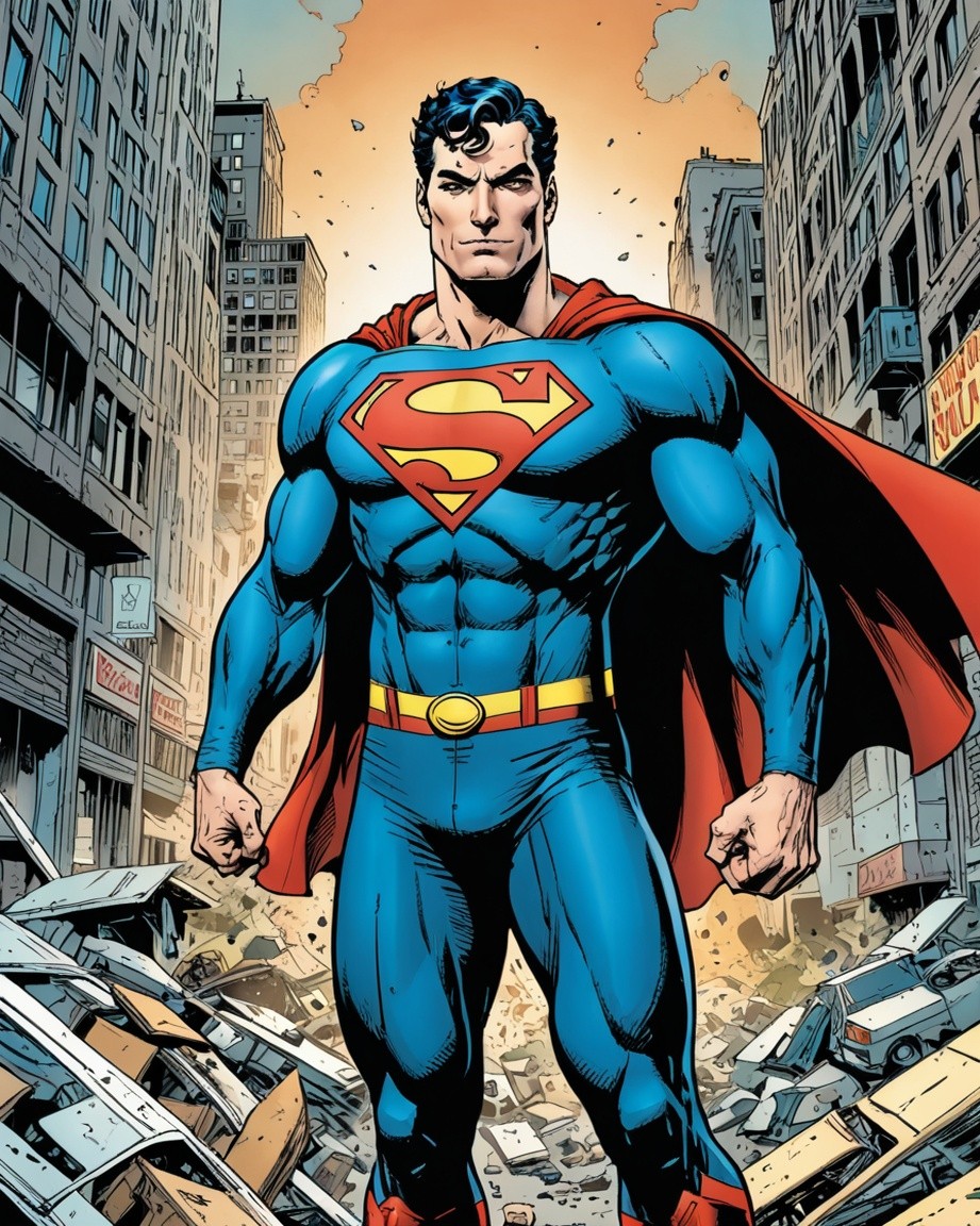 Superman Comic Poster