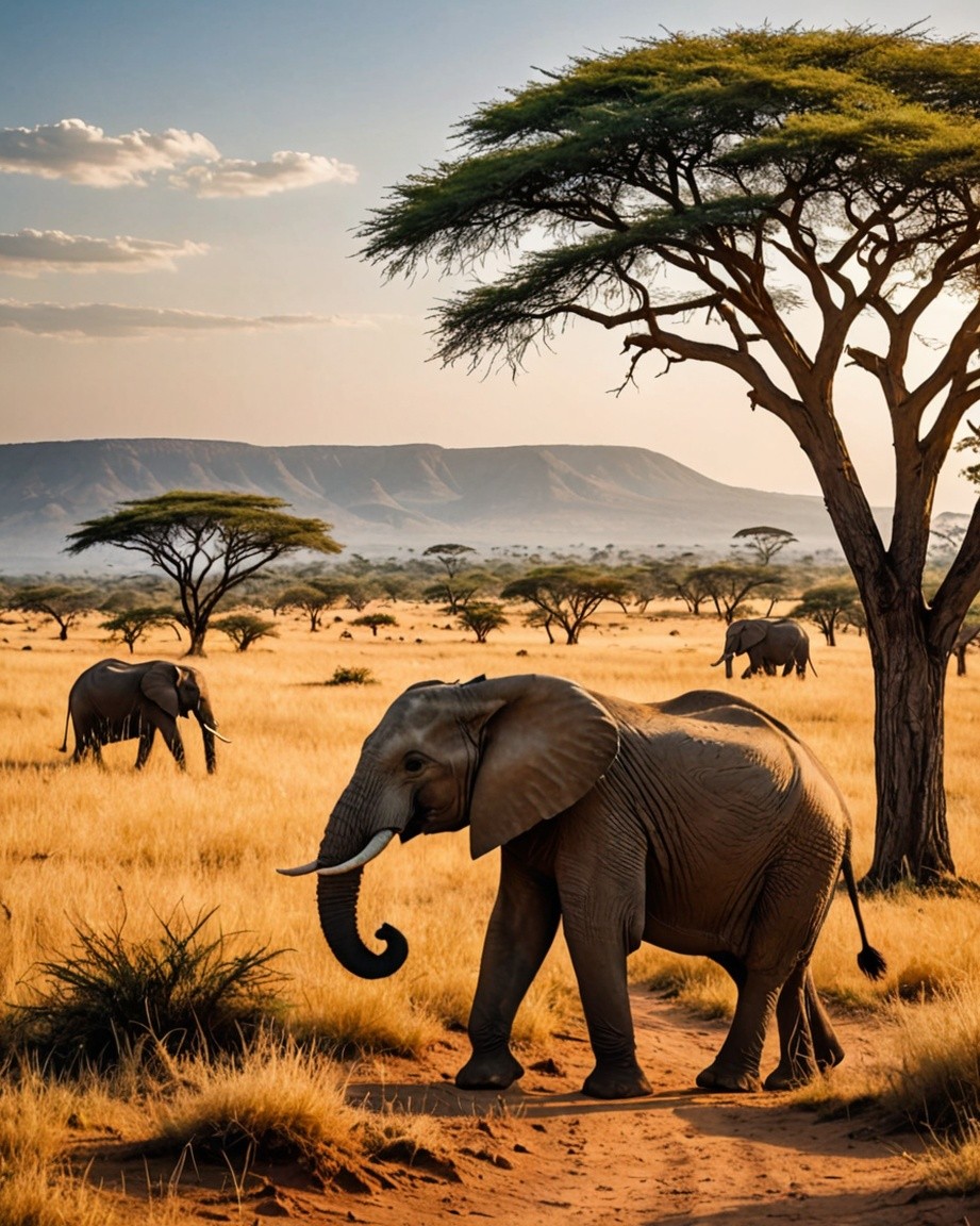 Savannah Elephant Photograph