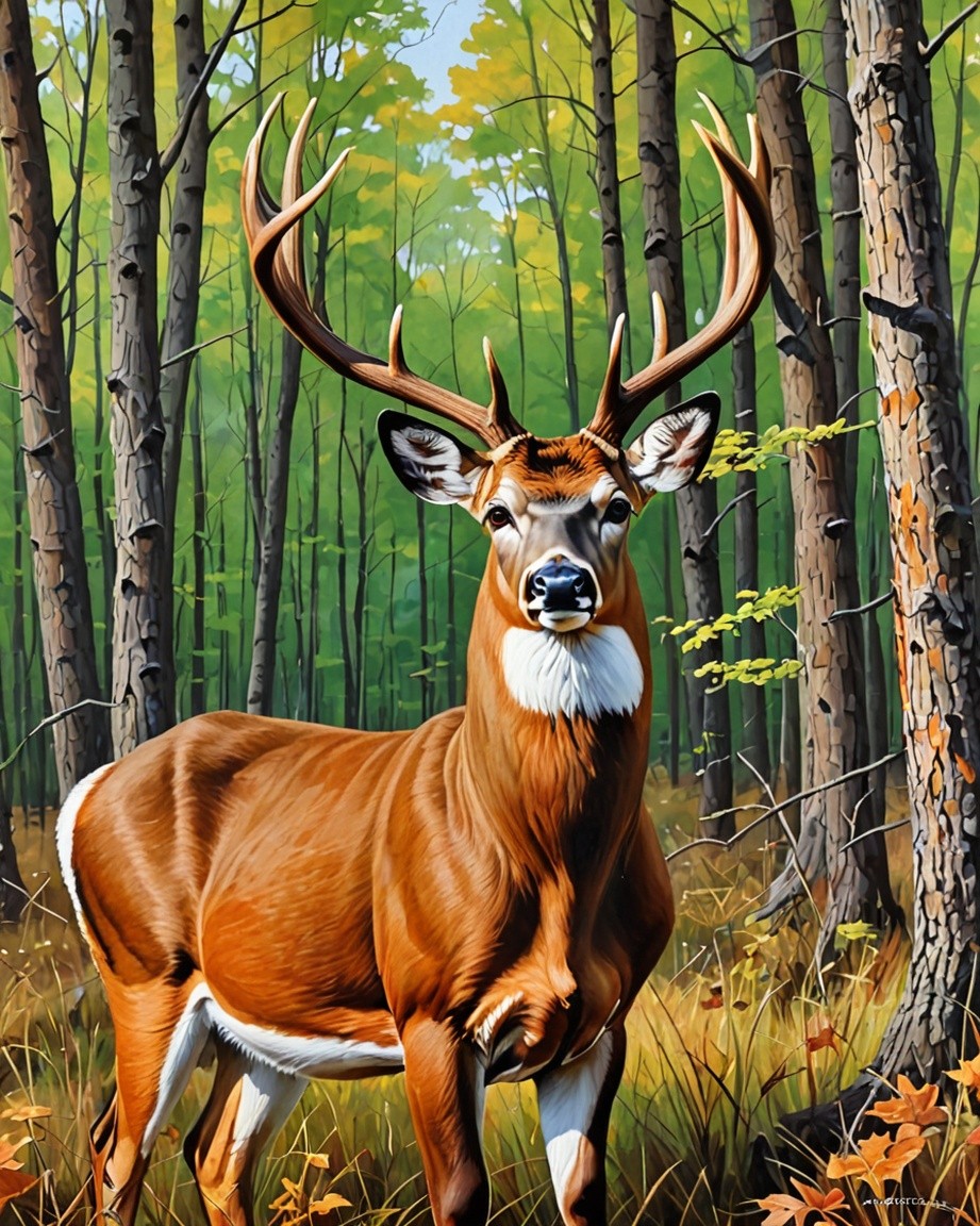 Deer Painting