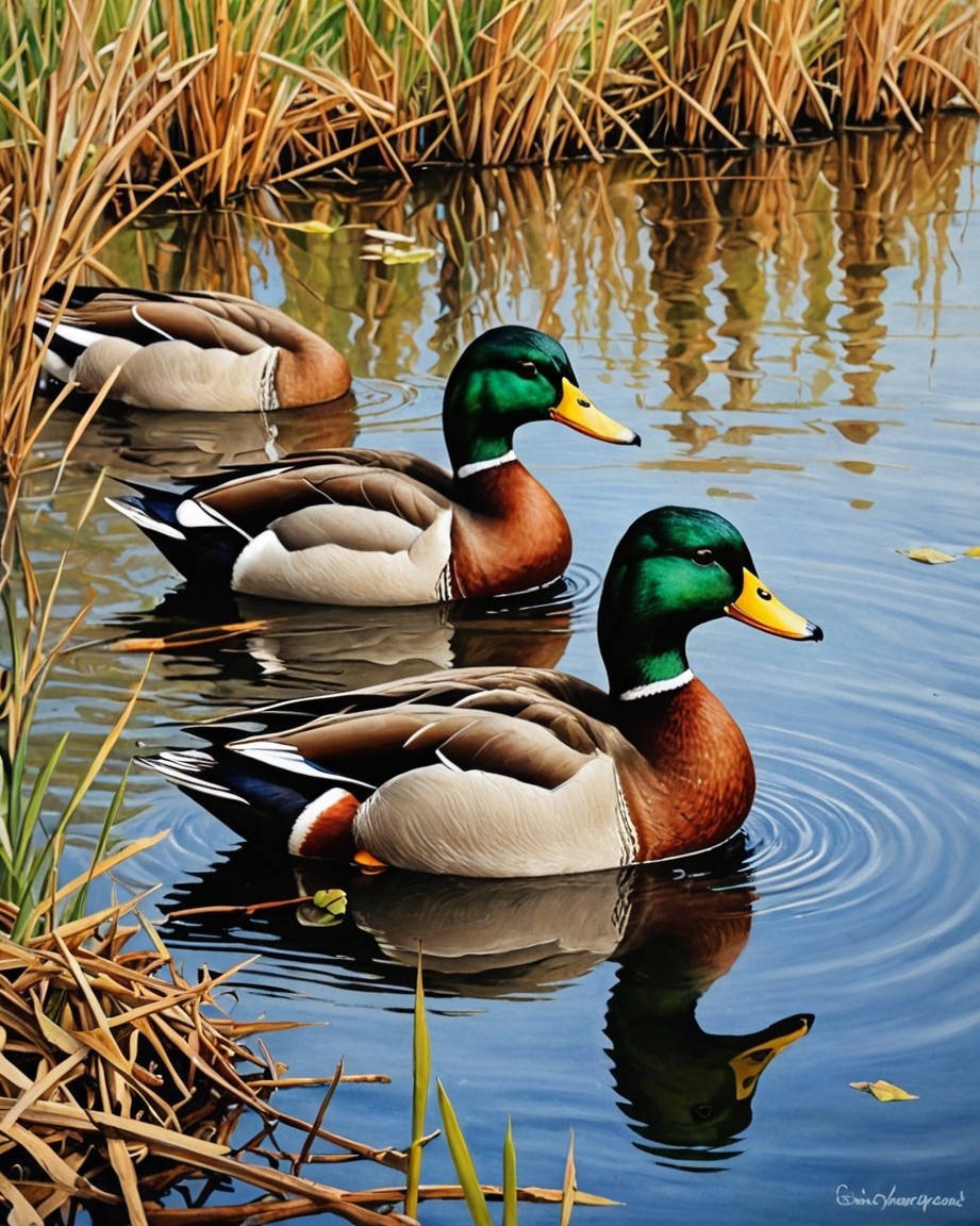 Mallard Duck Painting