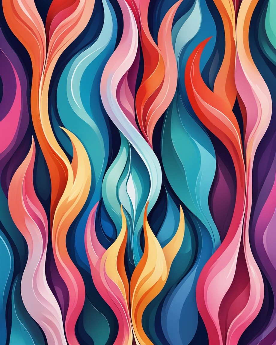 Abstract Multicolor Art Print