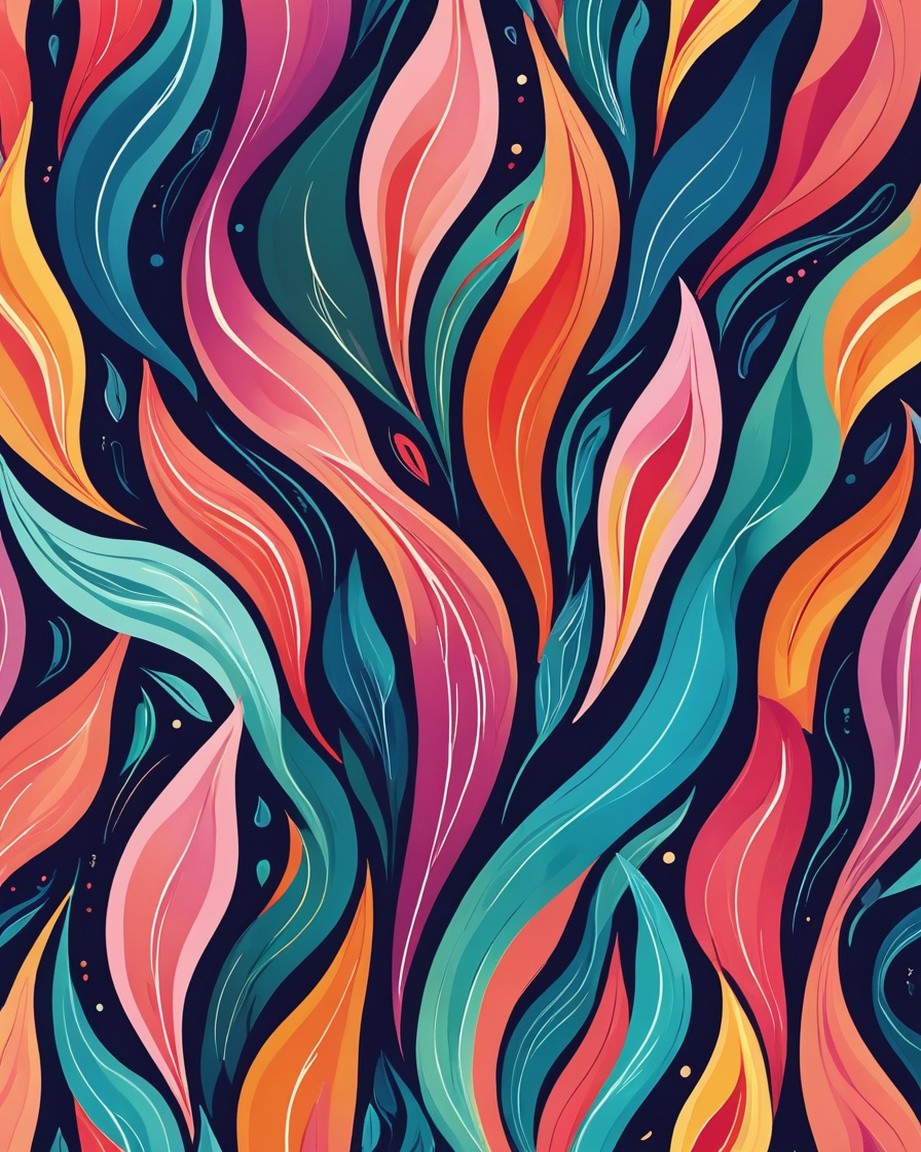 Abstract Colourful Art Print