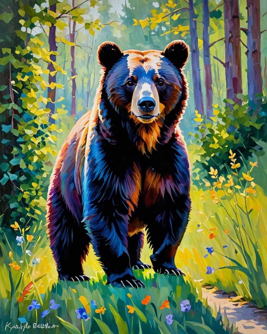 Bear Art Painting