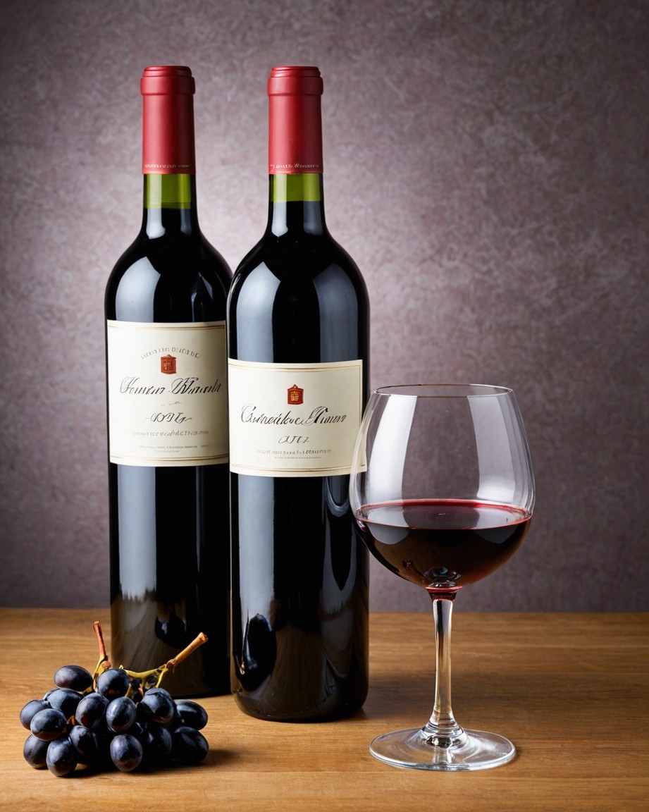 Vintage Red Wine Selection