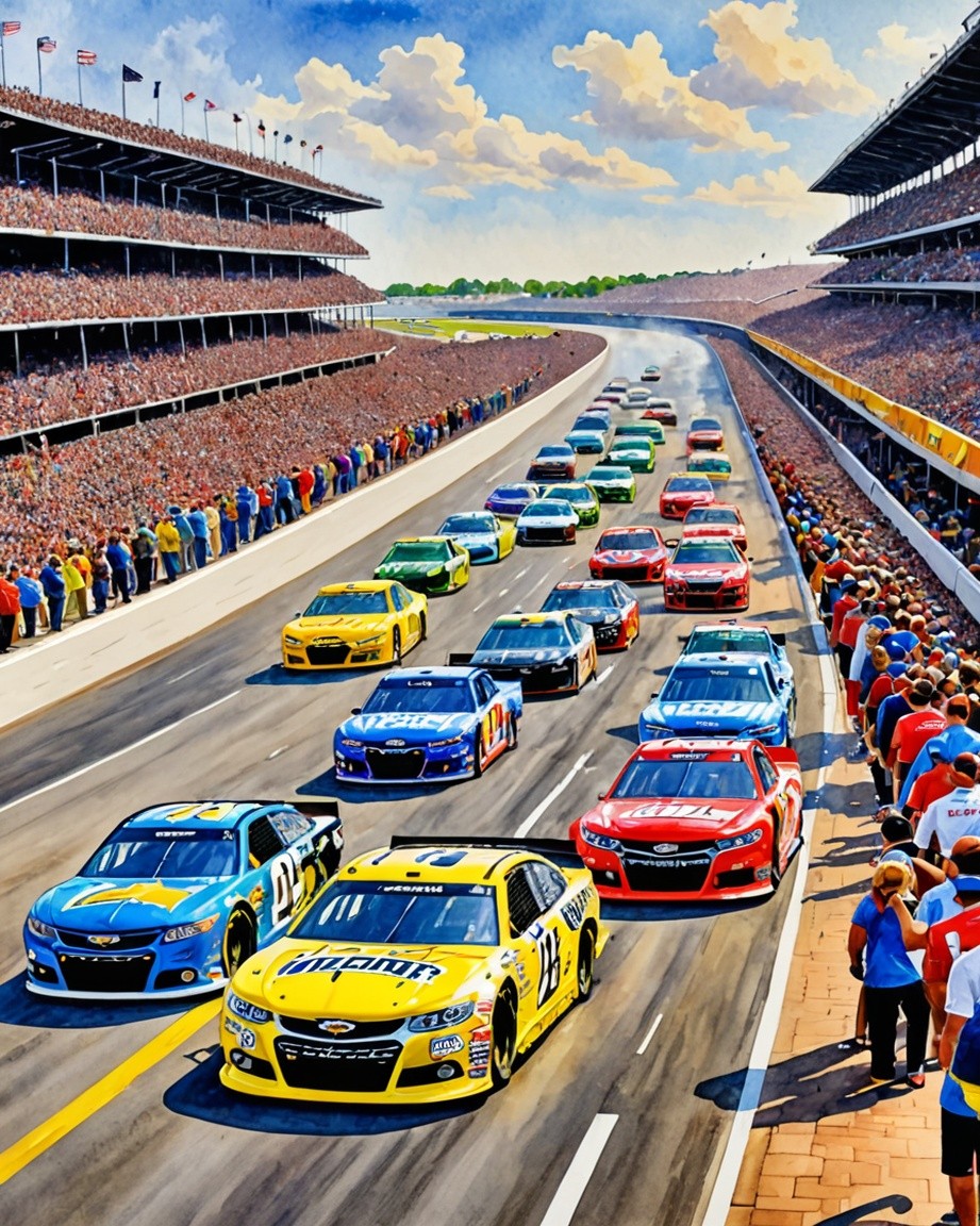 NASCAR Race Car Painting
