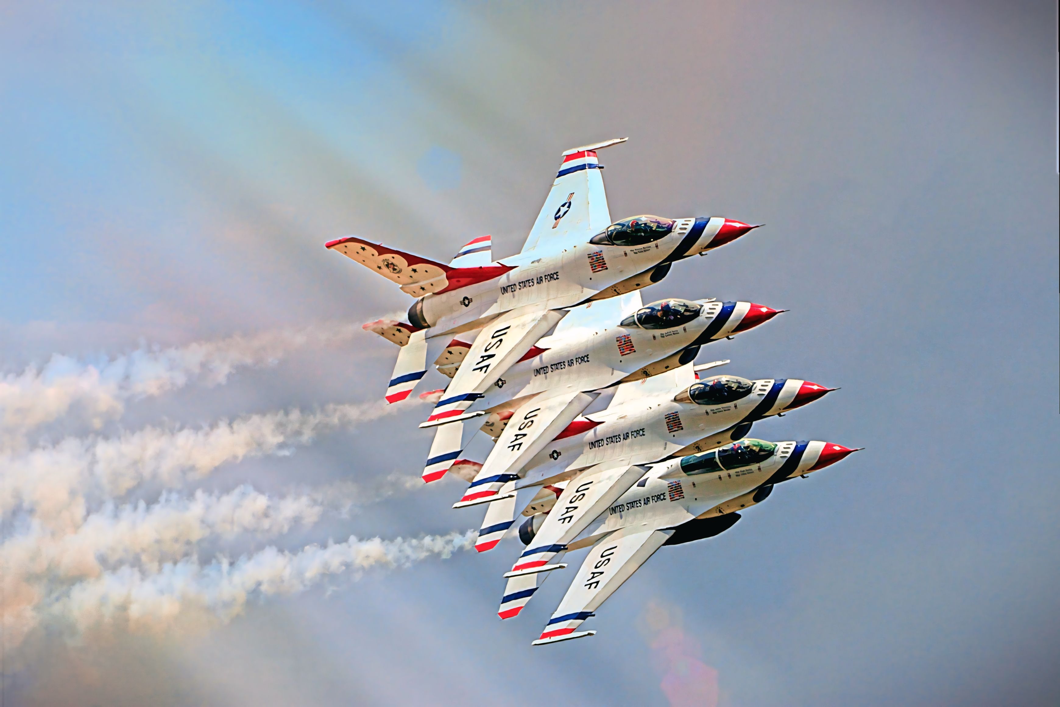 Air Force Thunderbirds Formation Photo