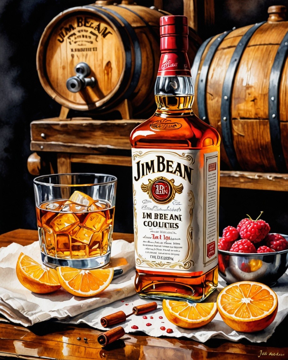 Jim Beam Bourbon Whiskey
