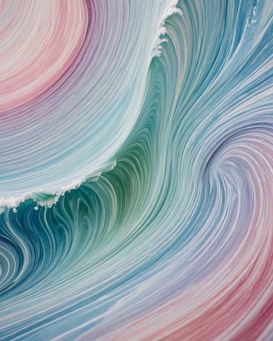Abstract Wave Painting