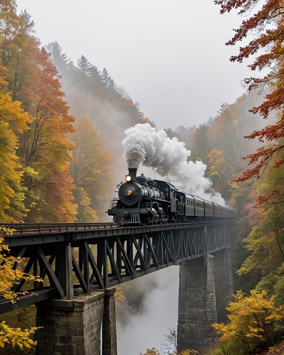 Vintage Steam Locomotive