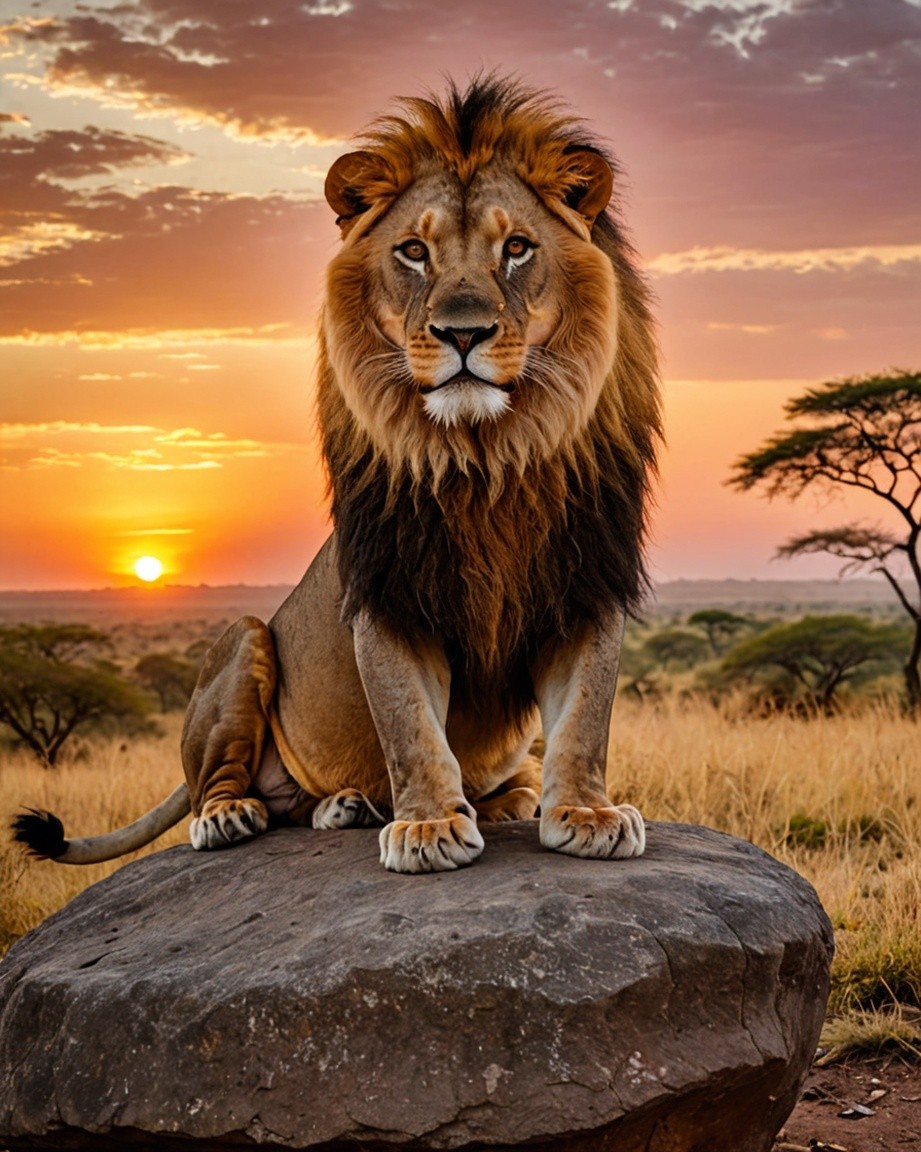 Majestic Lion Photograph