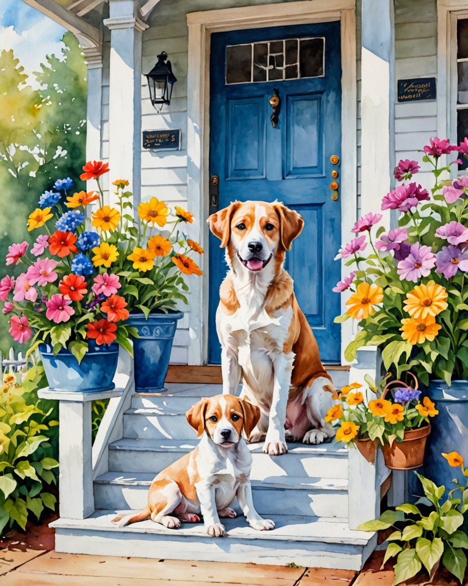 Charming Dog Portrait