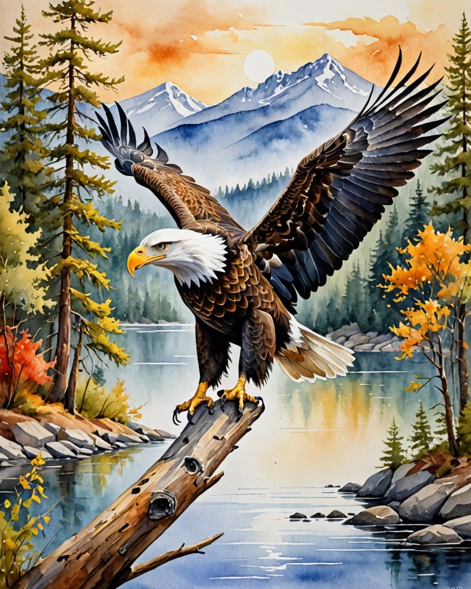 Bald Eagle Painting