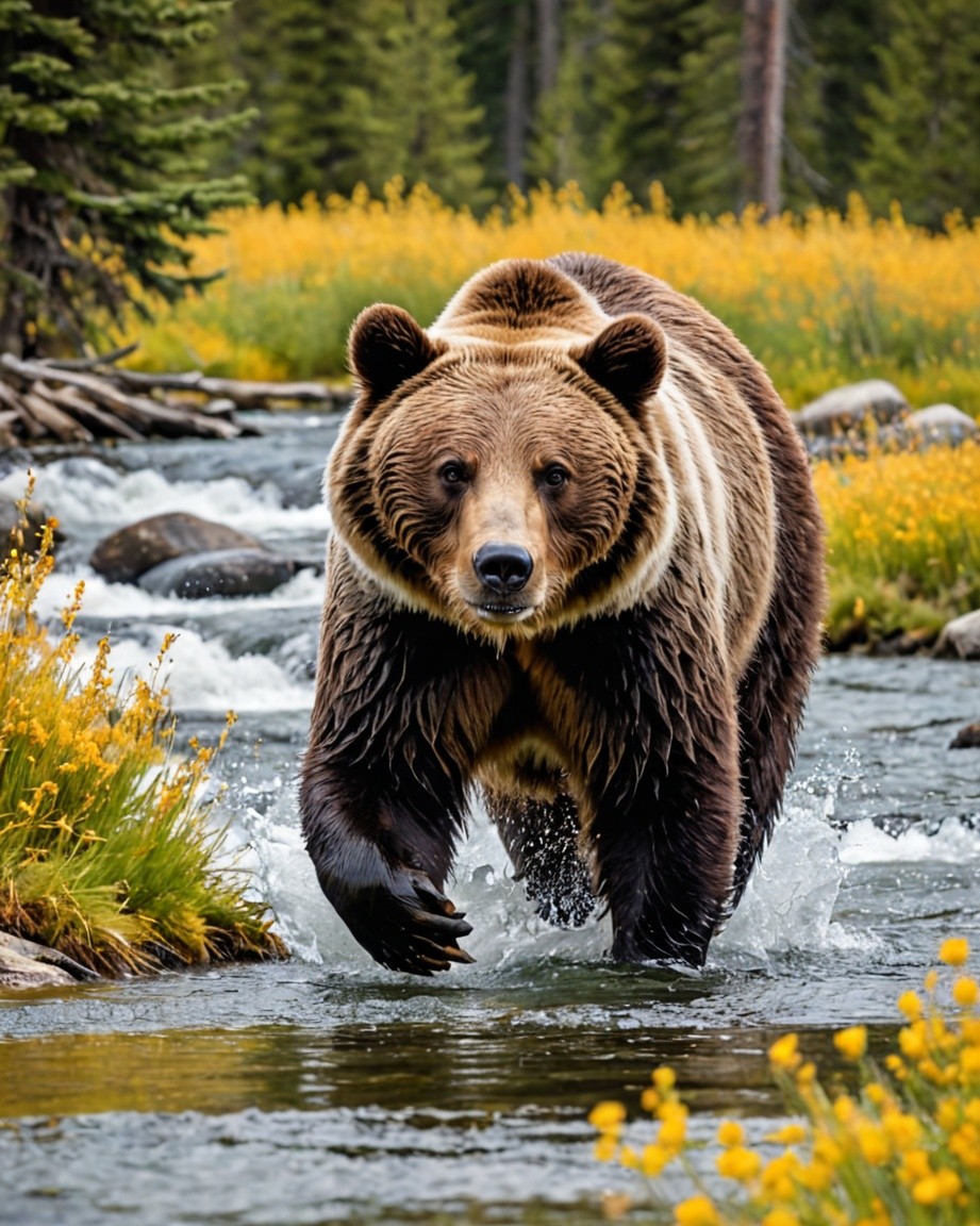 Stunning Bear Wildlife Print