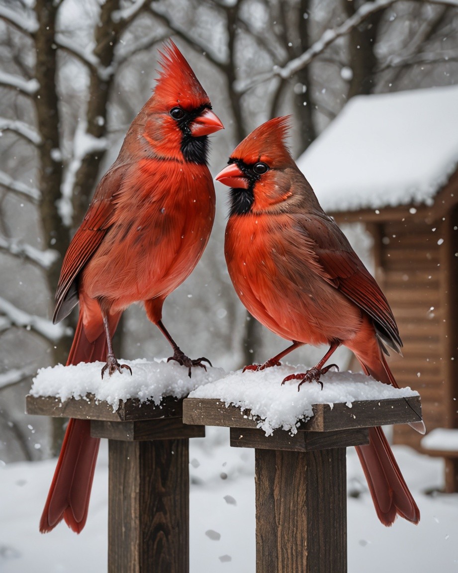 Cardinal Bird Art