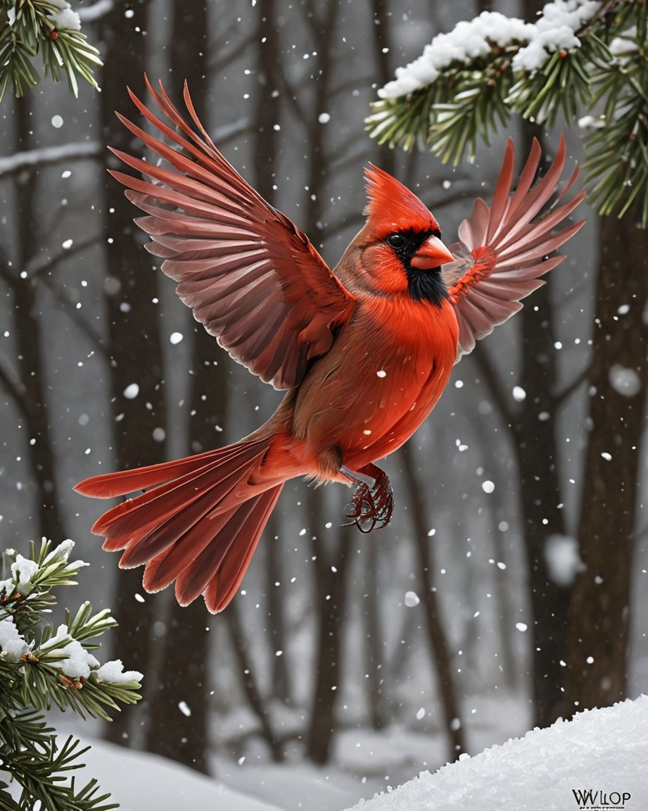 Red Cardinal Art Print