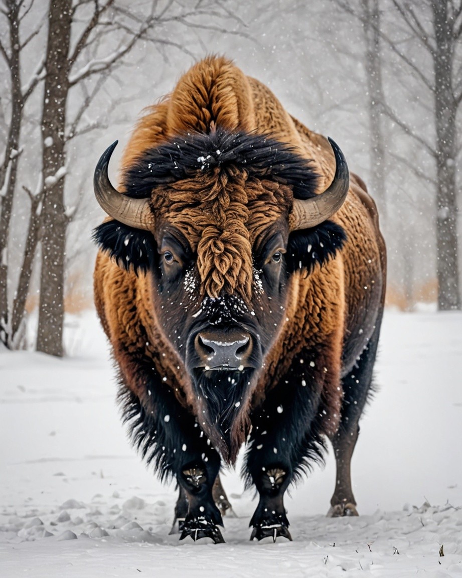 Bison Canvas Art