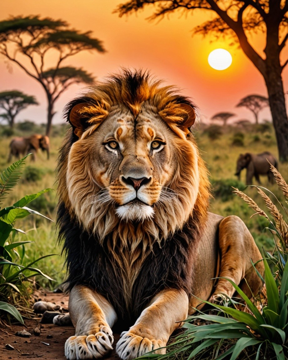 Majestic Lion Print