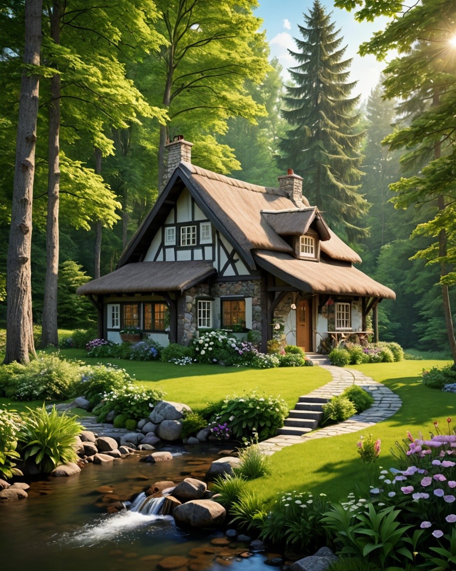 Charming Cottage Print