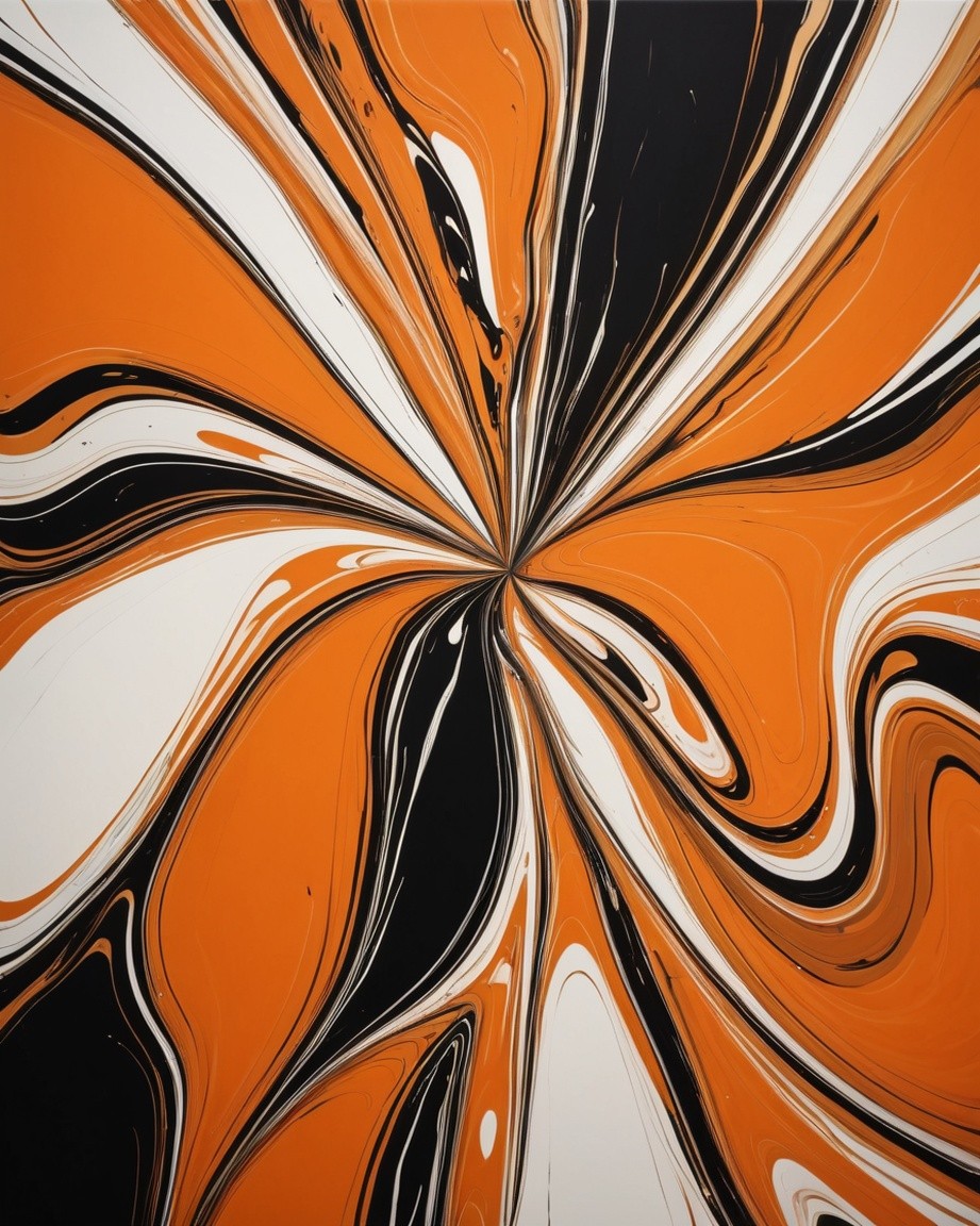 Abstract Acrylic Painting