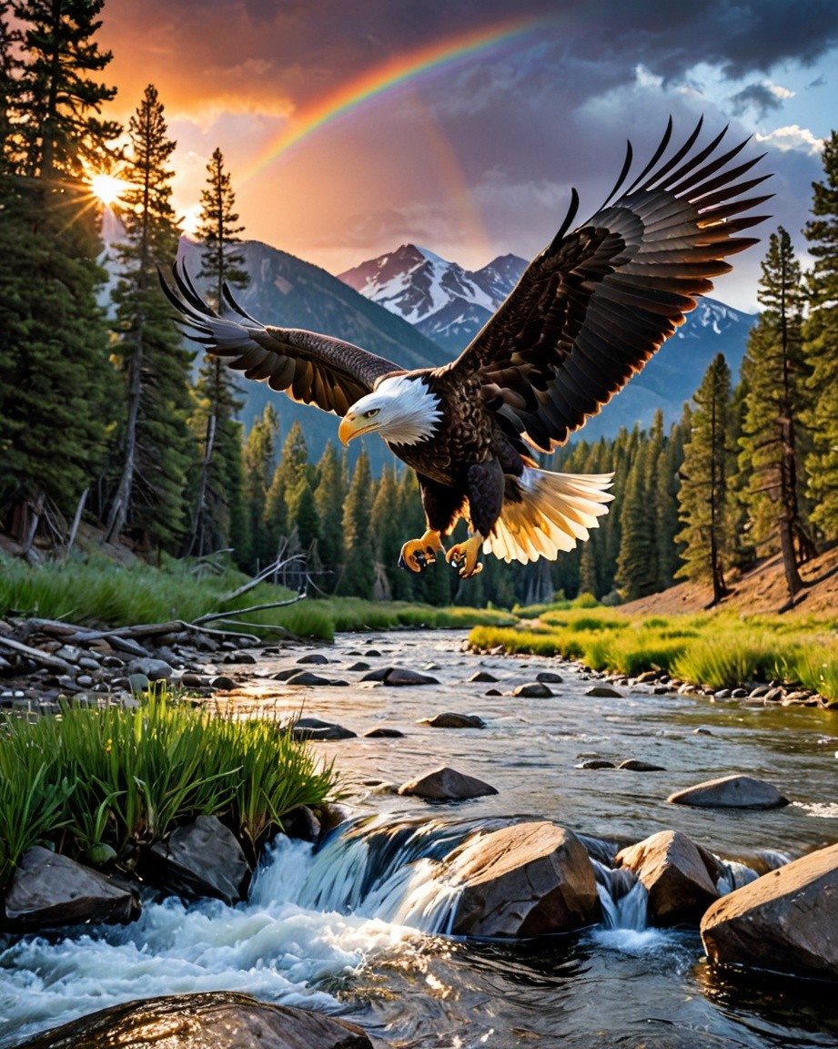 Majestic Eagle Canvas Print