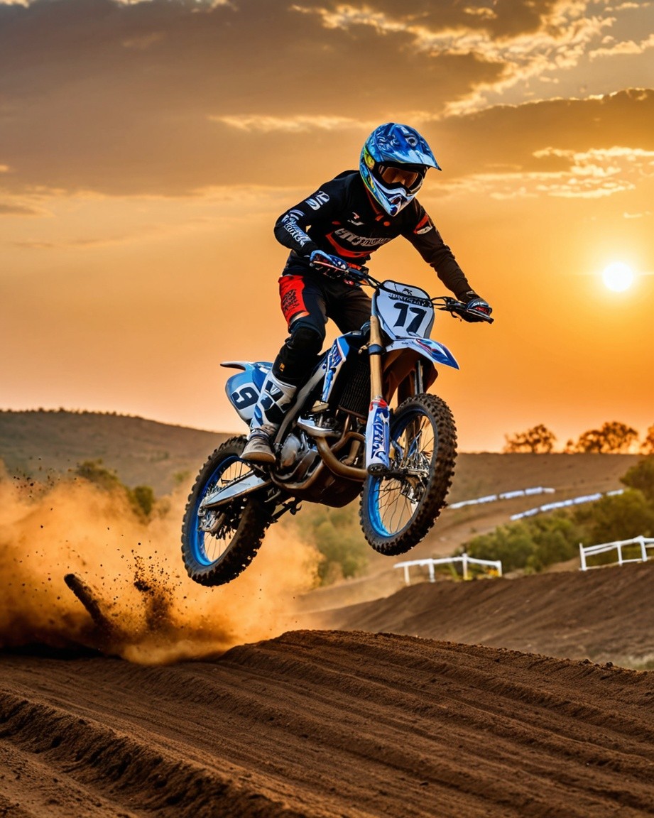 Motocross Dirt Bike Print