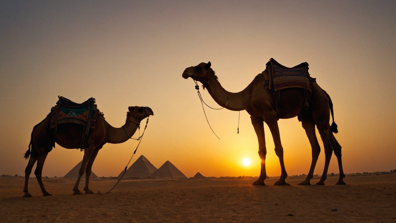 Sunset Camel Ride Experience Print