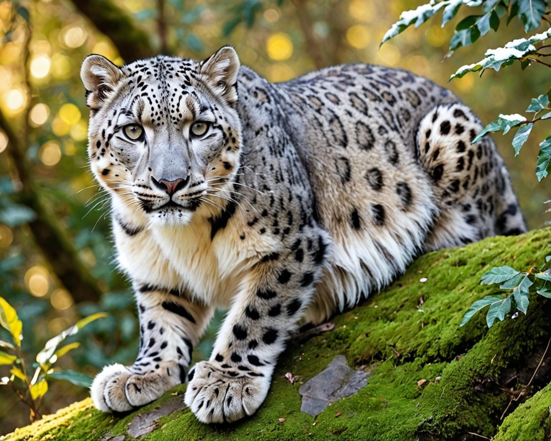 Snow Leopard Print