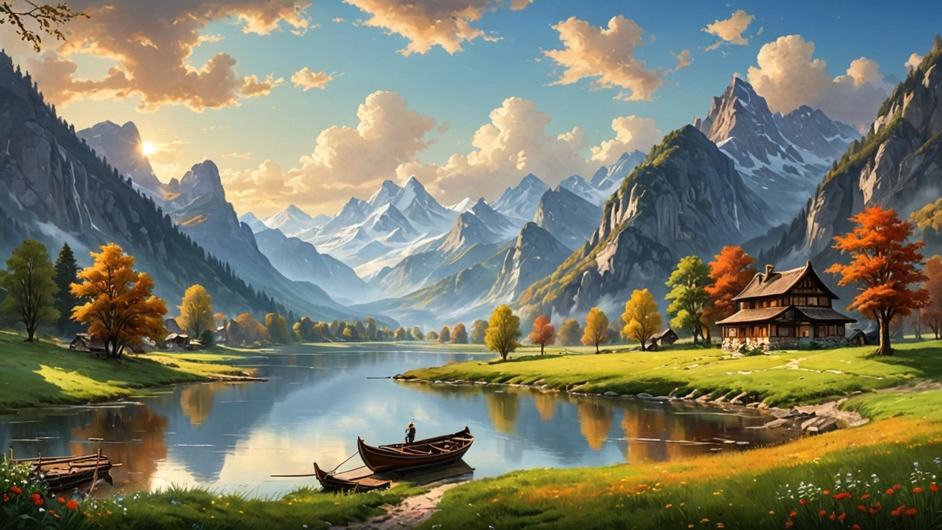 Mountain Landscape Painting