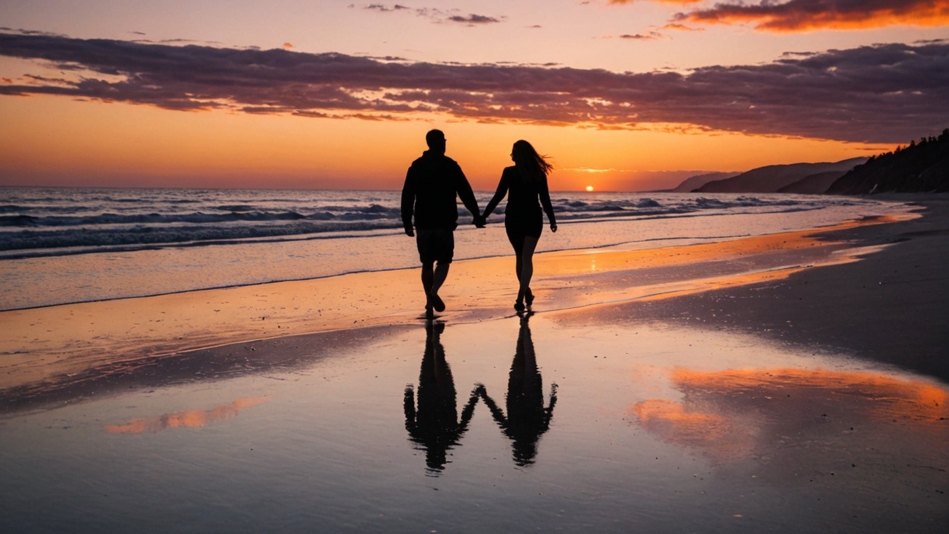 Beach Sunset Photograph