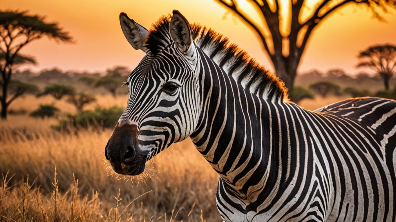 Zebra Photo Print