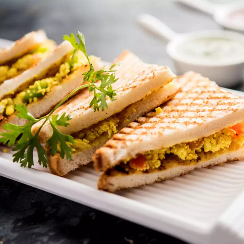 Masala Paneer Sandwich