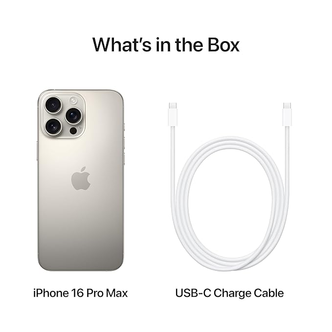 Apple iPhone 16 Pro Max (256 GB) - Natural Titanium