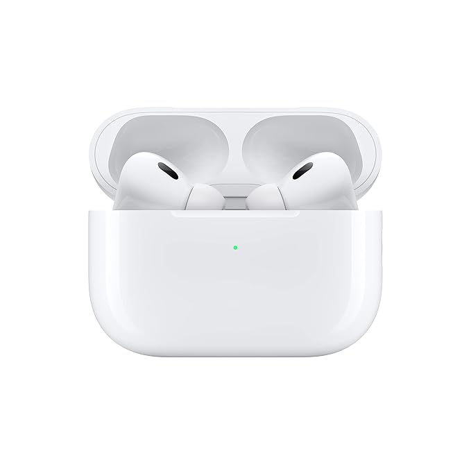 Apple AirPods Pro (2nd Generation) with MagSafe Case (USB‑C) ​​​​​​​(White)