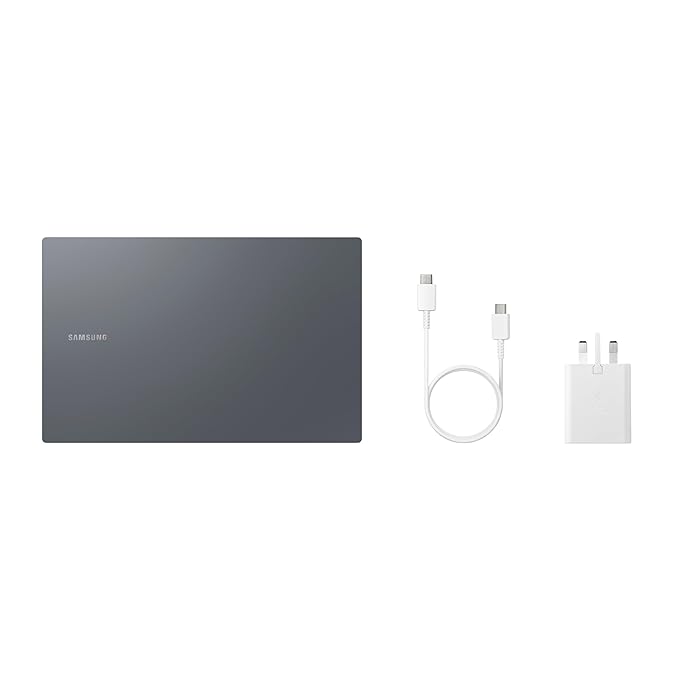 Samsung Galaxy Book4 (Gray, 16GB RAM, 512GB SSD) | 15.6" Full HD Screen | Intel Core i5 1335U Processor | Windows 11 Home | MS Office 2021 | Fingerprint Reader | Intel Iris XE Graphics | RJ45 LAN Port