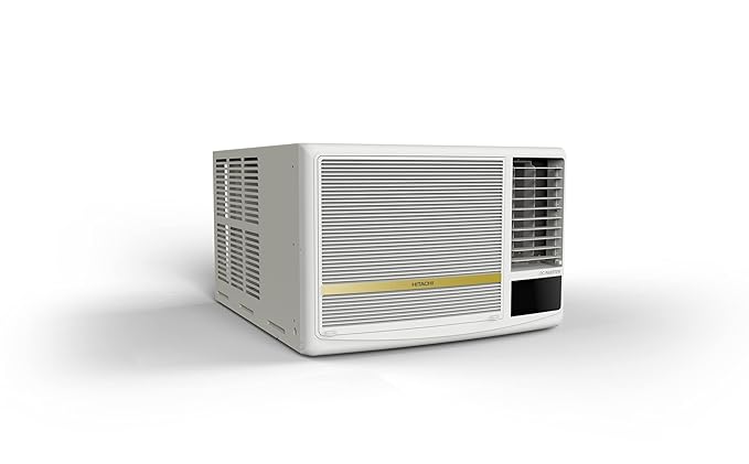 Hitachi 1 Ton 2 Star Window AC (Copper, Dust Filter, 2021 Model, RAW312HEDO, White)