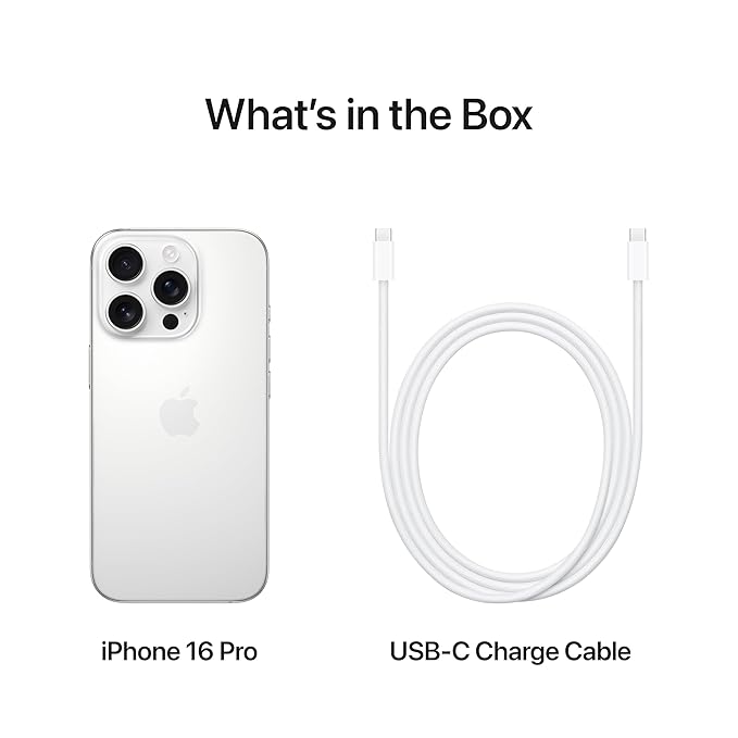 Apple iPhone 16 Pro (128 GB) - White Titanium