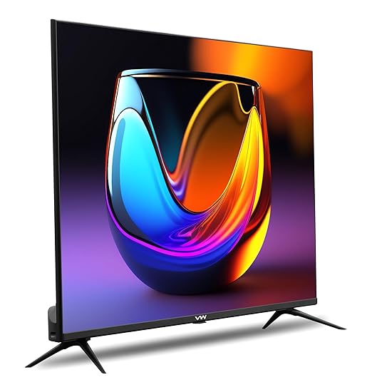  Roll over image to zoom in VW 80 cm (32 inches) Frameless Series HD Ready Android Smart LED TV VW32S (Black)