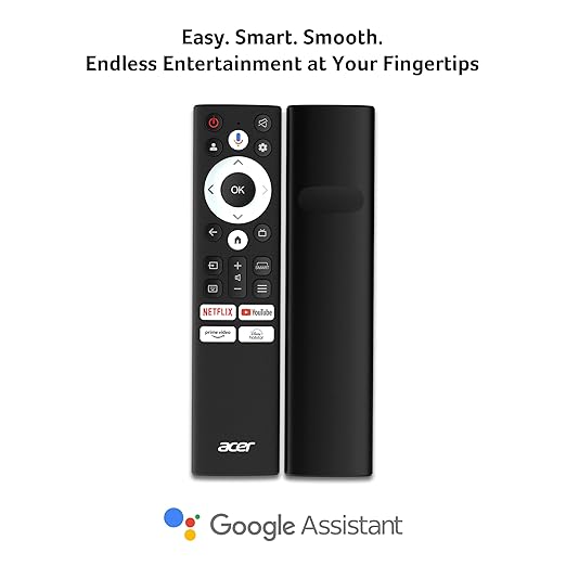 Acer 126 cm (50 inches) I Pro Series 4K Ultra HD LED Smart Google TV AR50UDIGU2875AT (Black)