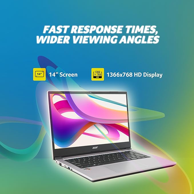 Acer One 14 Business Laptop AMD Ryzen 3 3250U Processor (8GB RAM/256GB SSD/AMD Radeon Graphics/Windows 11 Home) Z2-493 with 35.56 cm (14.0") HD Display