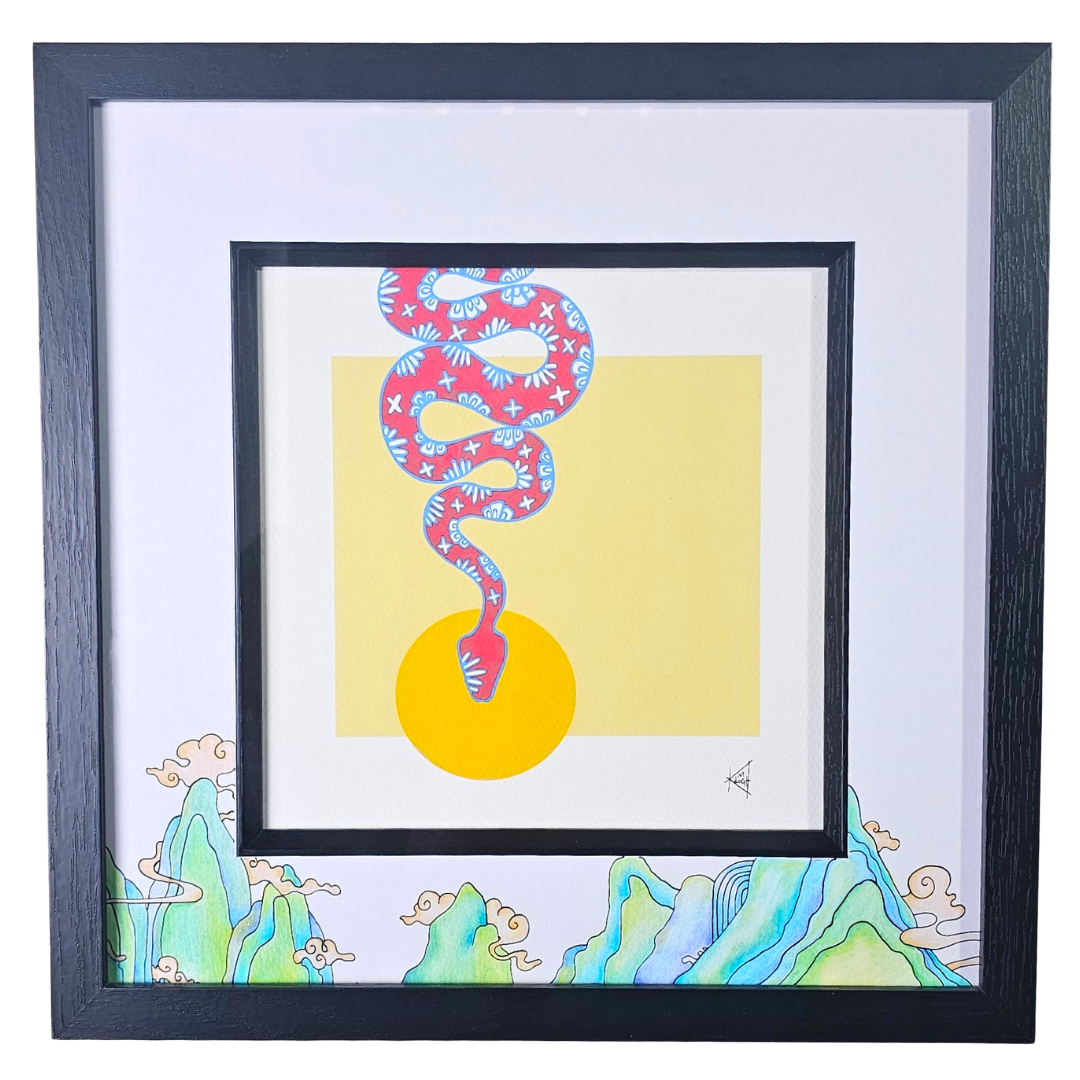 Rising Fortune. Framed Limited Ed.1/25.