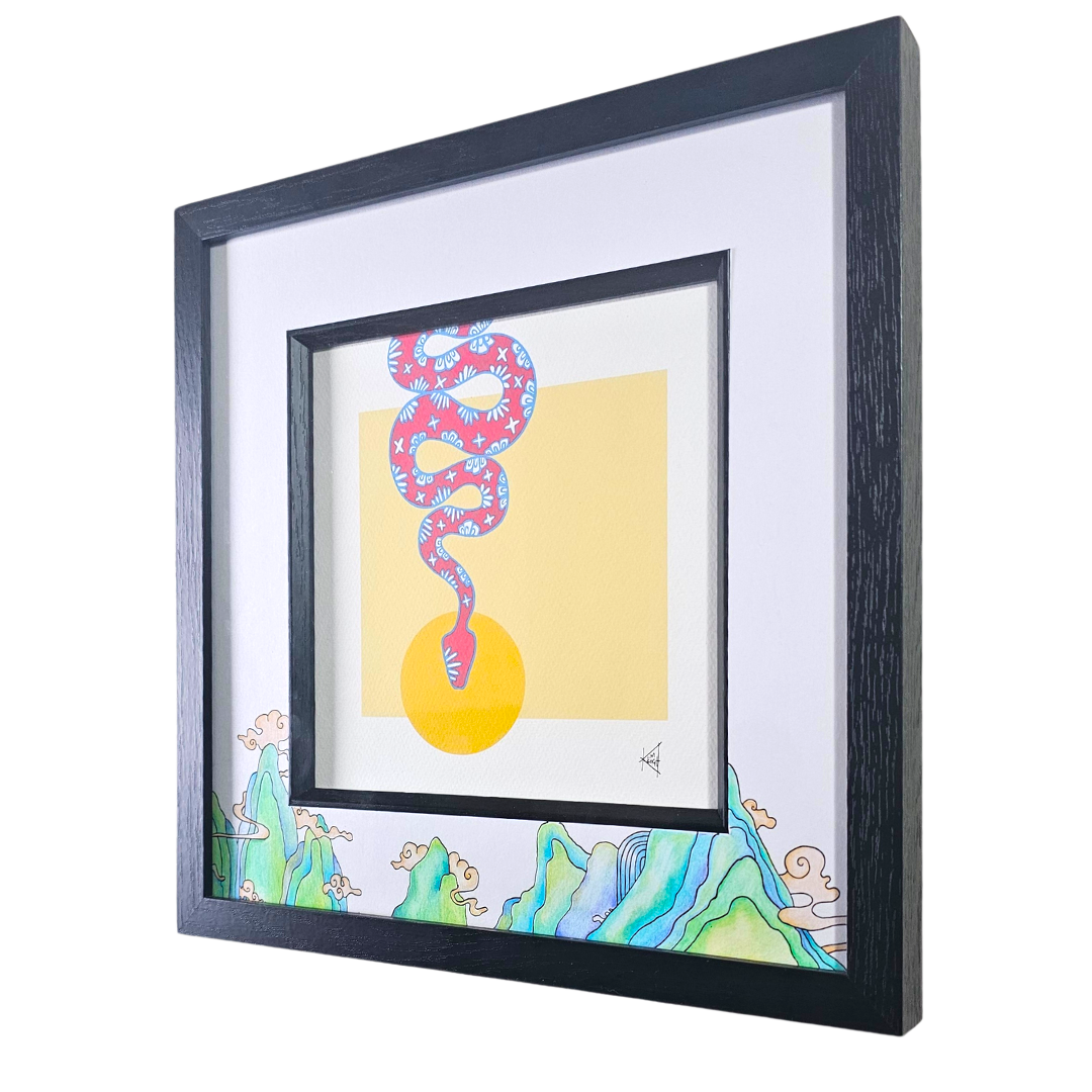Rising Fortune. Framed Limited Ed.1/25.