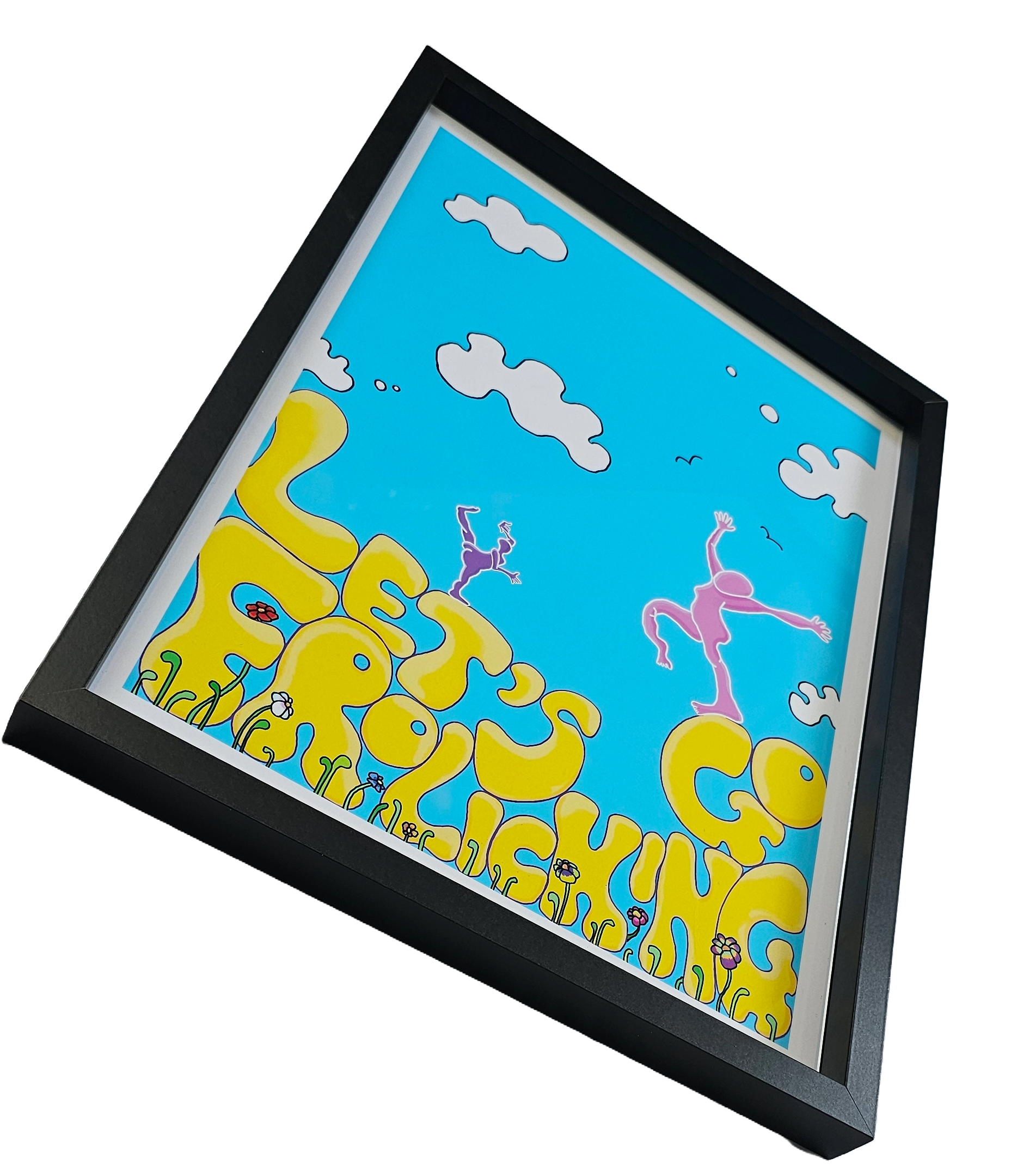 Lets Go Frolicking - A3 Poster Print.