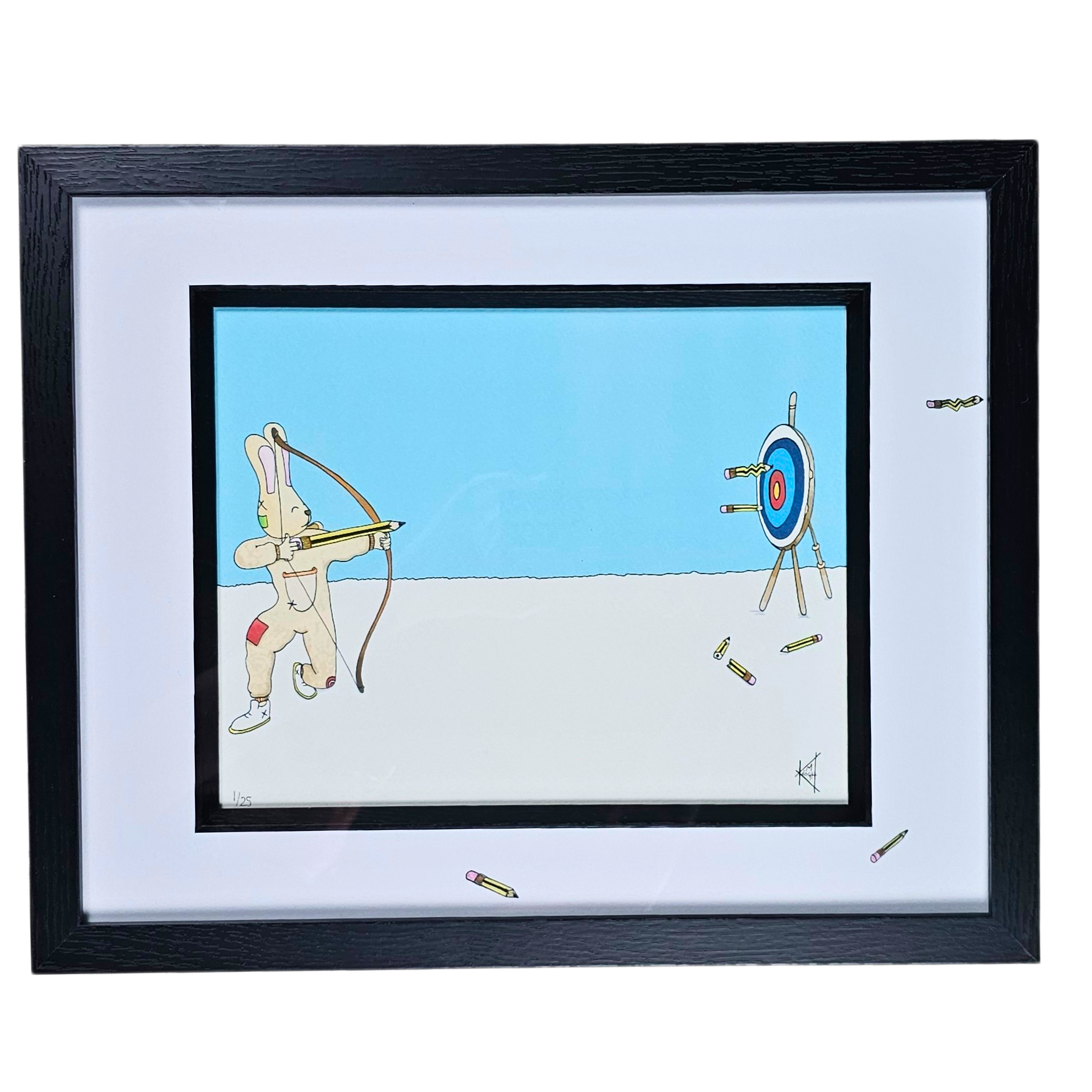 Fastest Draw First - Framed Limited Ed.1/25.