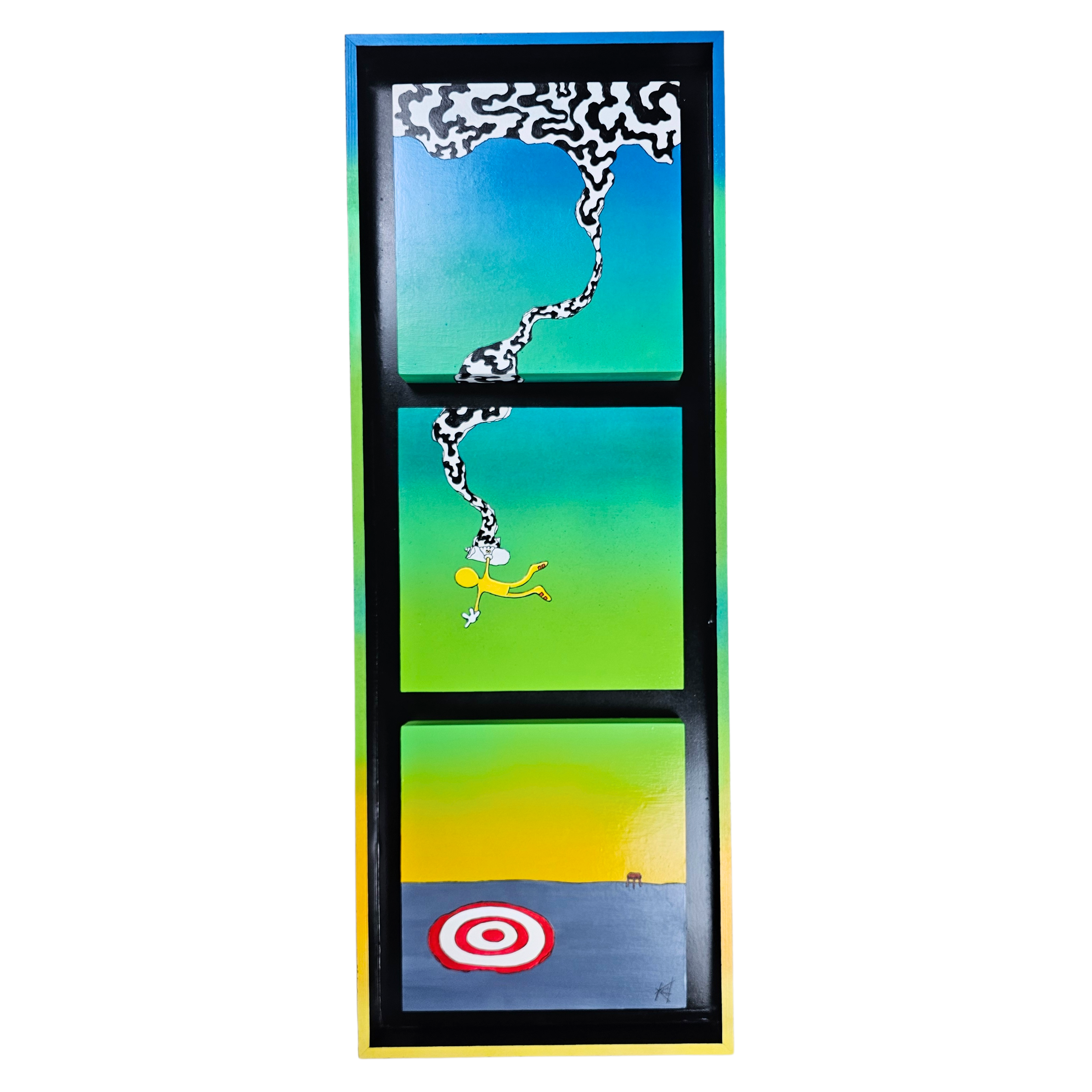 Geronimo - Framed Triptych.