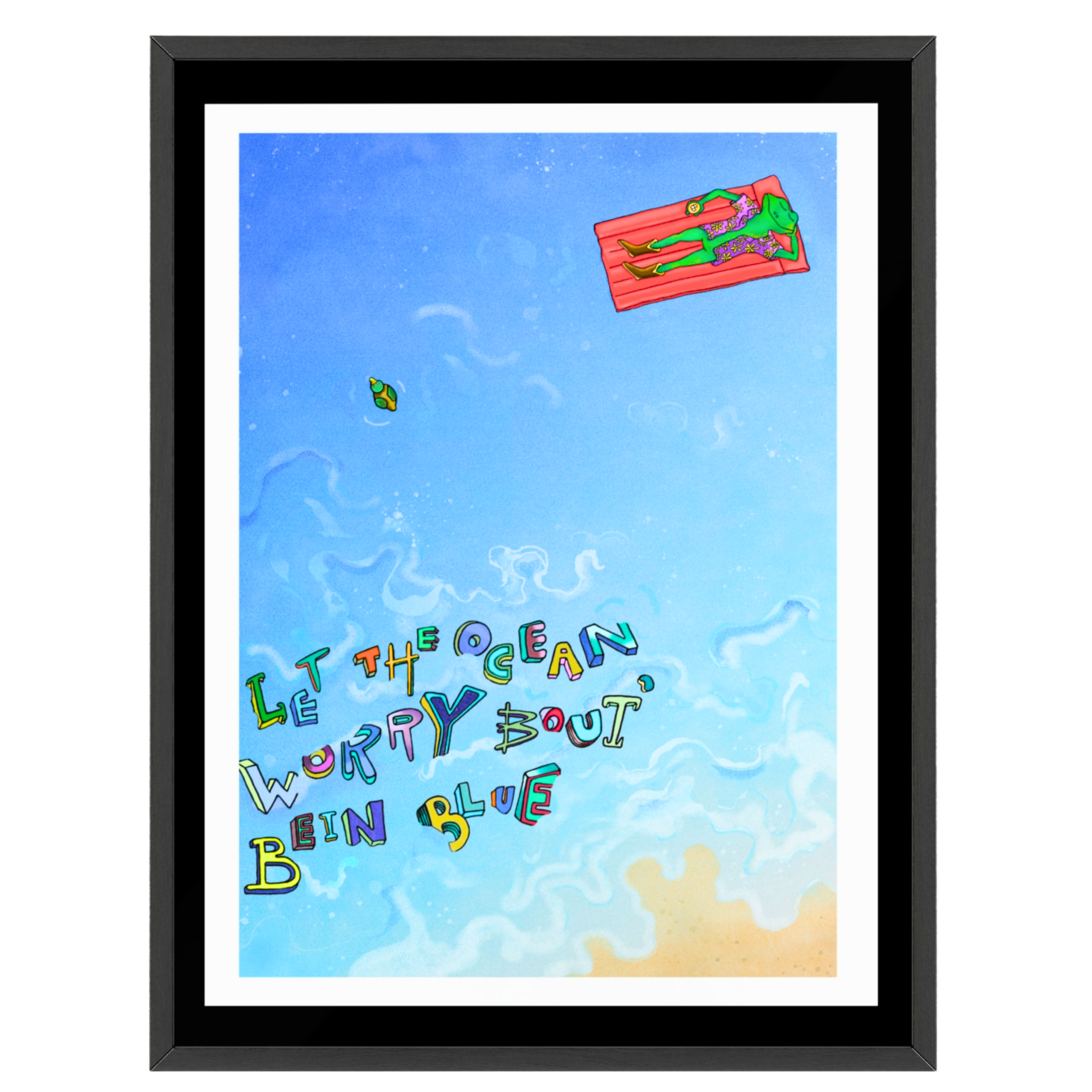 Bein' blue - Limited Edition Print (Run of 50)