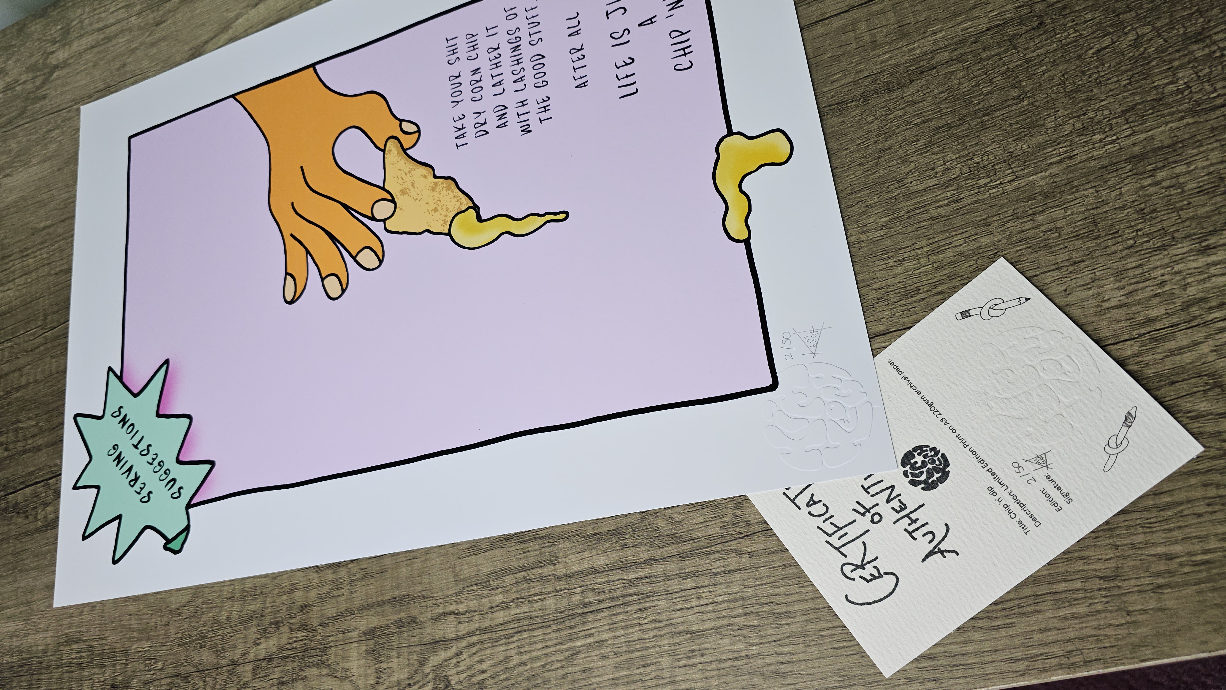 Chip and Dip - Limited Edition Print (Run of 50)