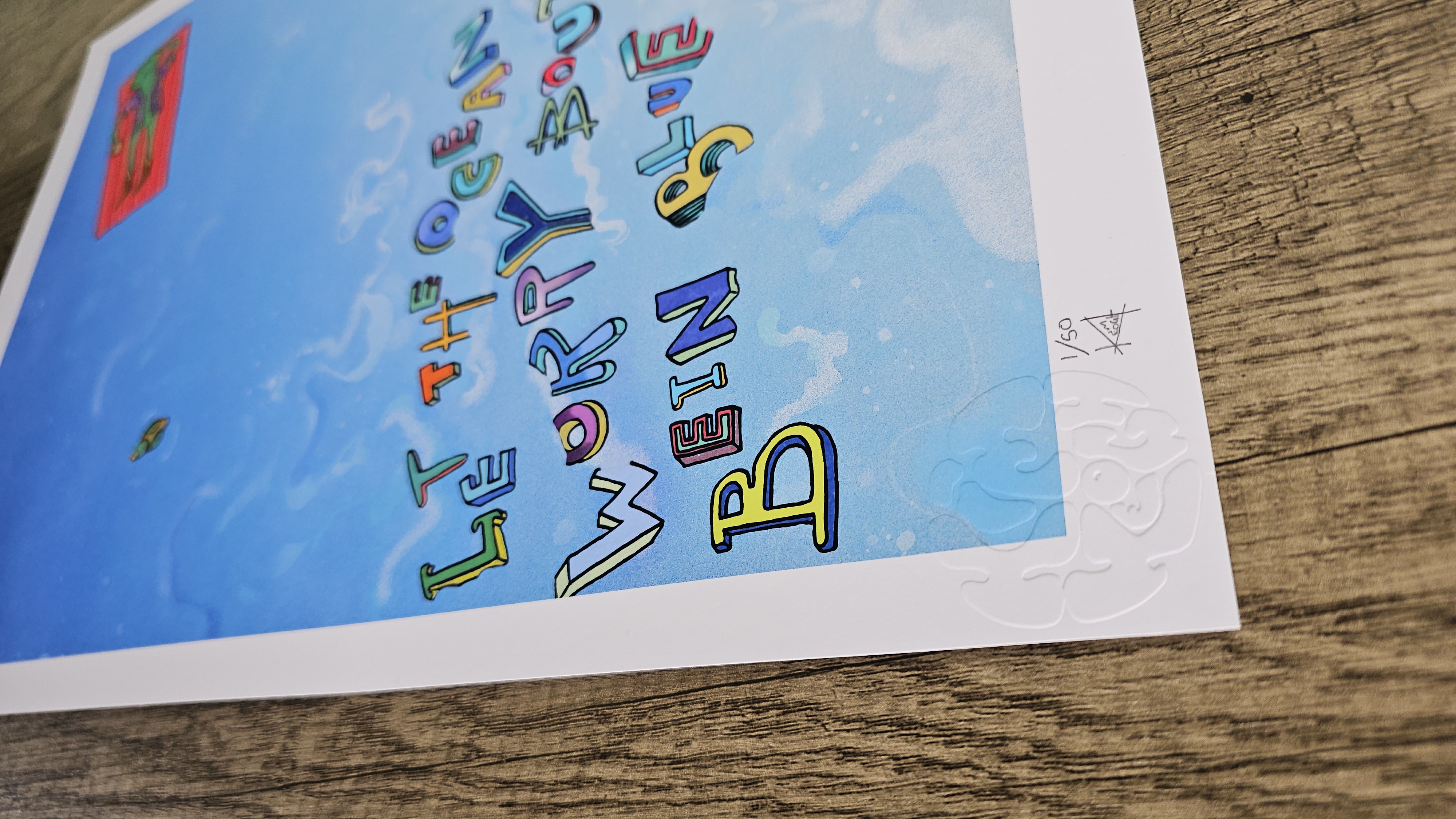 Bein' blue - Limited Edition Print (Run of 50)