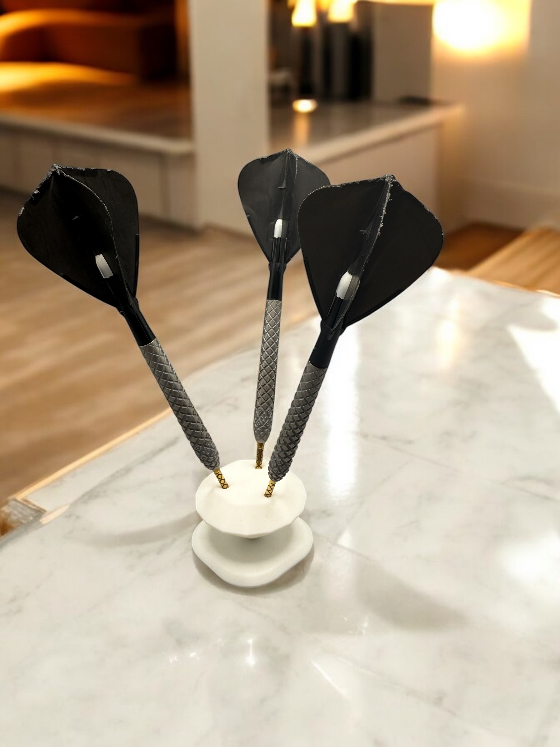 Personalisierter Dartaufsteller in Diamantform – Mit freier Farbwahl und individuellem Design für dein Zuhause und Hobbyraum