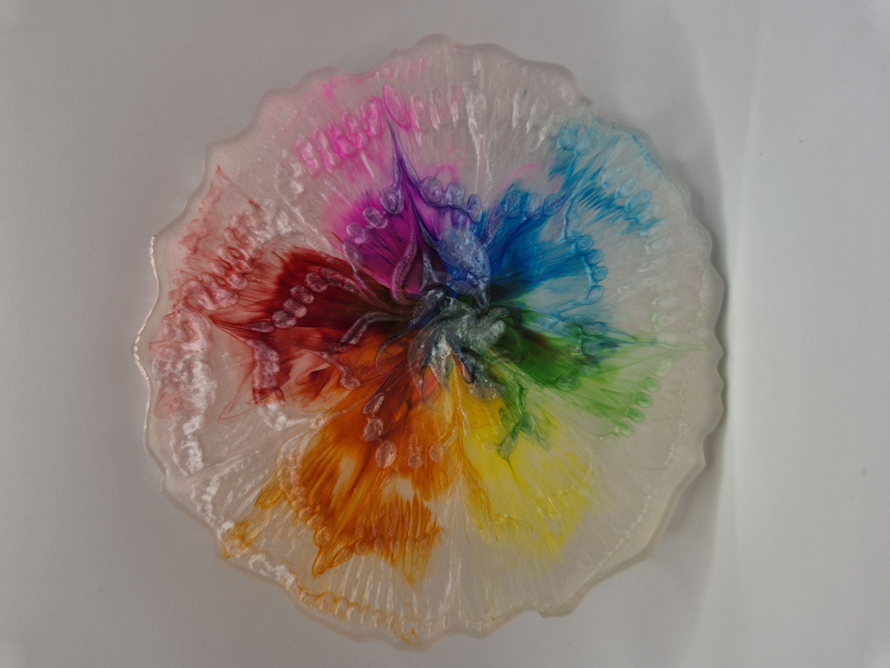 Untersetzter mit Farbverlauf